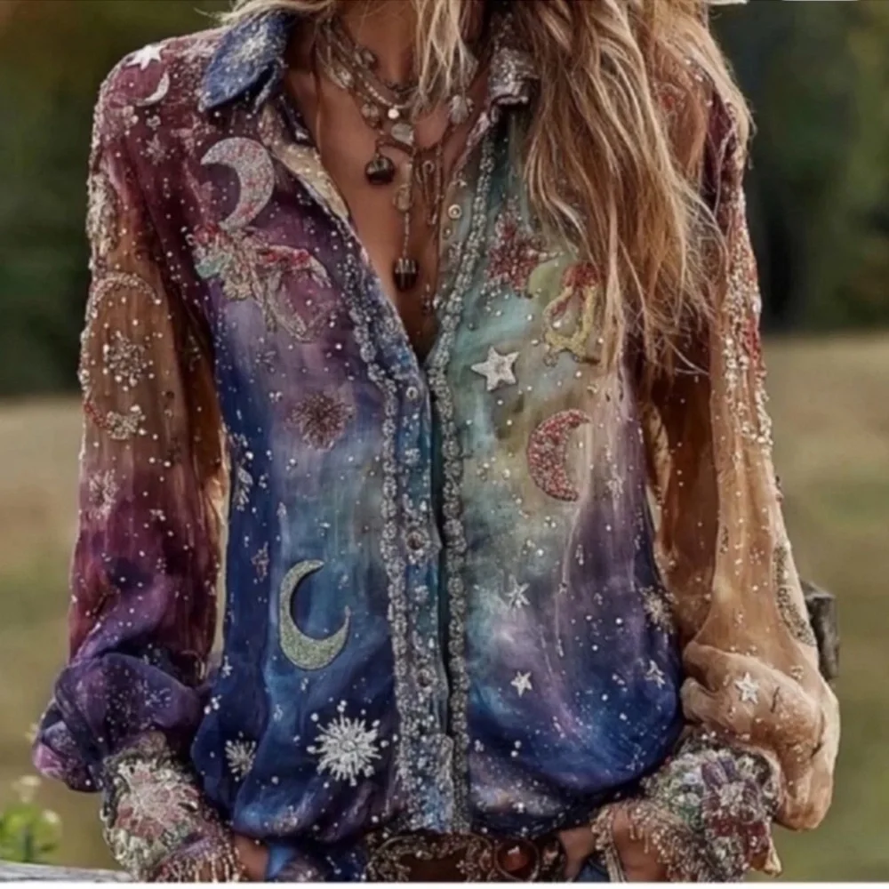 Craft Beads, STARRY NIGHT - NO VAN GOGH, Jewelry Supplies, loose bulk beads - Picture 2 of 8